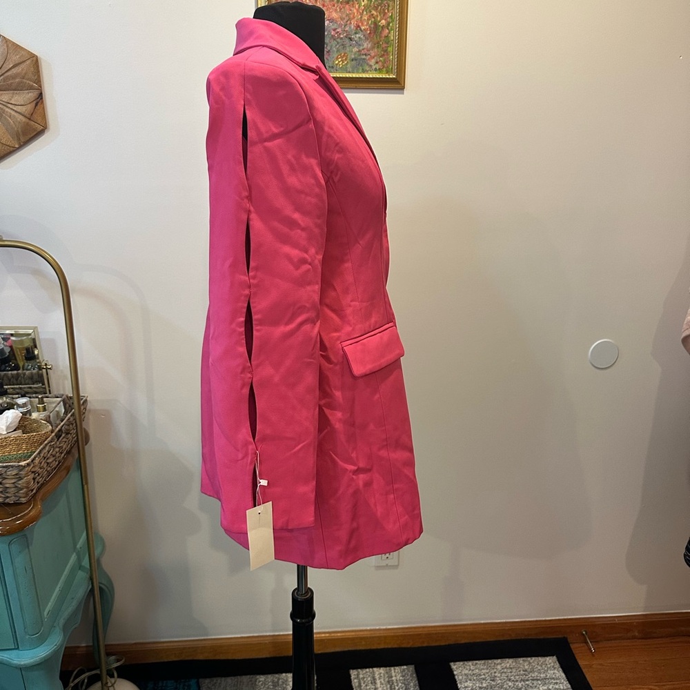 Sierra Darien Women's Pink chic, elegant classic, business casual, Blazer size S